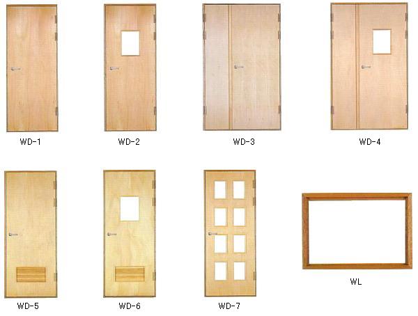 ソフトカーム木製放射線防護扉・覗窓写真　　防音材・制振材　放射線防御材料としてお使いください。