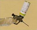 ハイプレン防蟻フォームガンタイプの洗浄方法